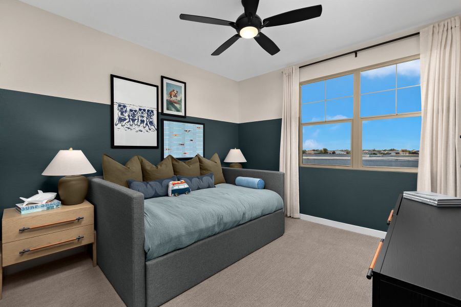 Representative furnished interior of a home built from the Sienna by Mattamy Homes in Soleo, San Tan Valley (Image 16).