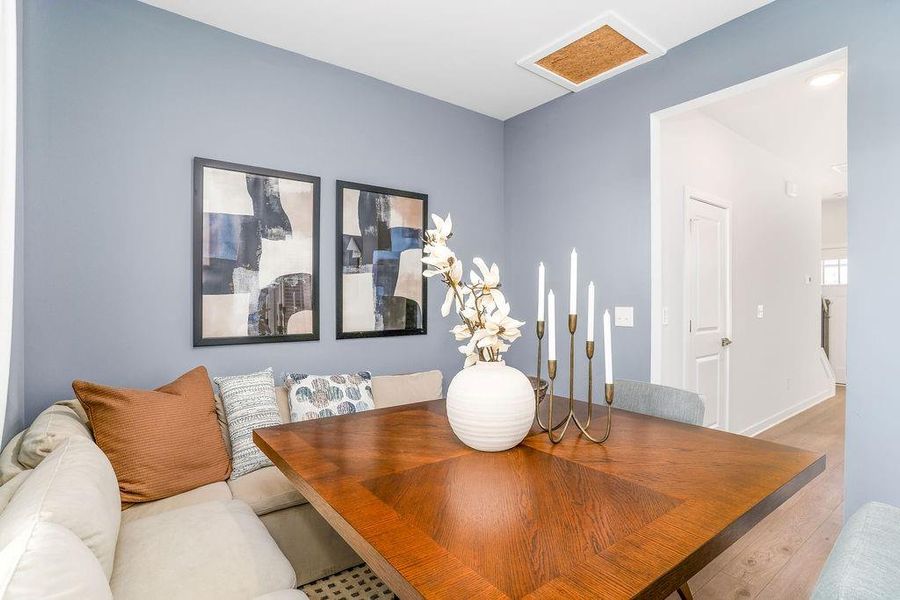 Furnished interior view inside a new home in The Cottages at East Lanier, Fayetteville (Image 13).