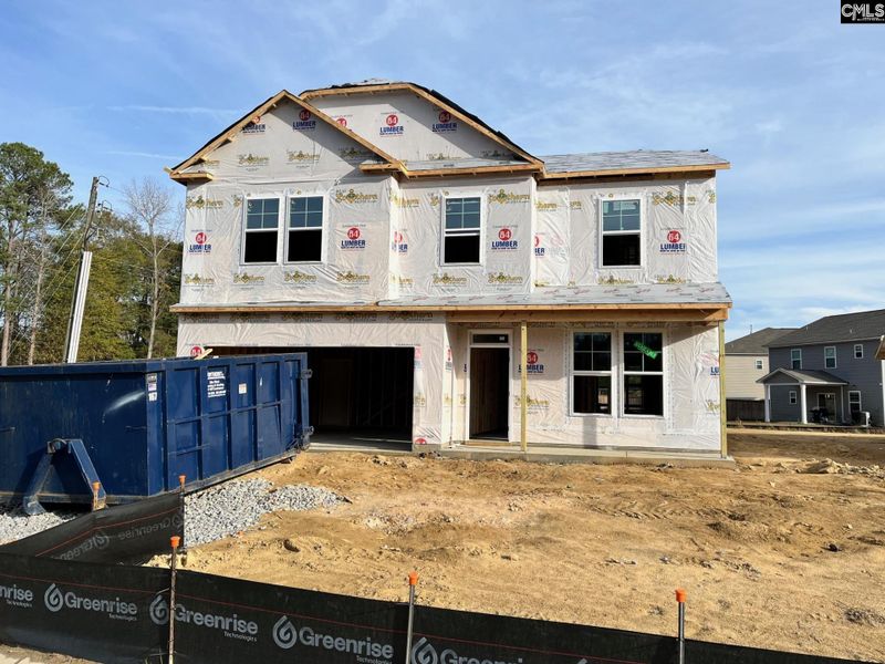 In-progress construction of a new home in Blythewood Farms, Blythewood, SC (Image 41).