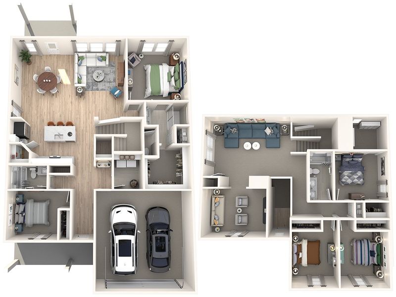 2D floor plan layout for the The Royal by Meritage Homes in Lakehaven - Signature Series, Farmersville, TX (Image 4). 2D floor plan layout for the The Royal by Meritage Homes in Lakehaven - Signature Series, Farmersville, TX (Image 4).