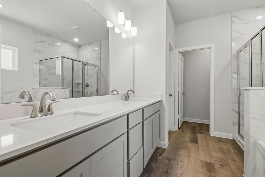 Furnished interior view inside a new home in The Woodlands Hills, Willis (Image 6).
