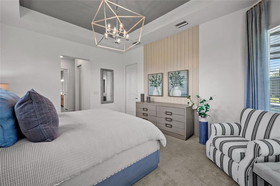 Furnished interior view inside a new home in Calusa Country Club, Lakewood Ranch (Image 18).