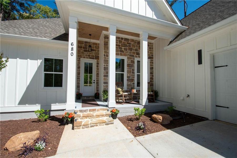 Exterior details and patio area of a home in , Fayetteville (Image 27).