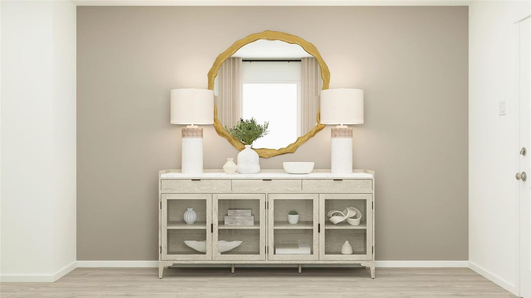 Furnished interior view inside a new home in Firefly Pointe, Hutto (Image 13).