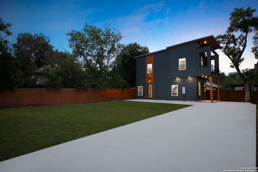 Front exterior of a new home in , San Antonio, TX, highlighting curb appeal (Image 1).
