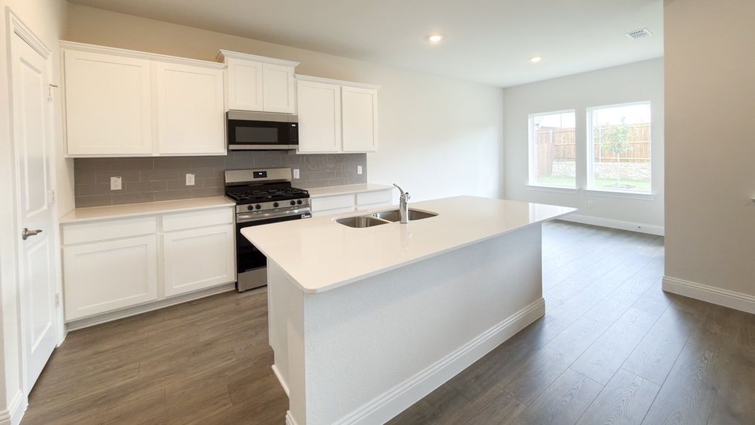 Furnished interior view inside a new home in Silverado, Aubrey (Image 4).