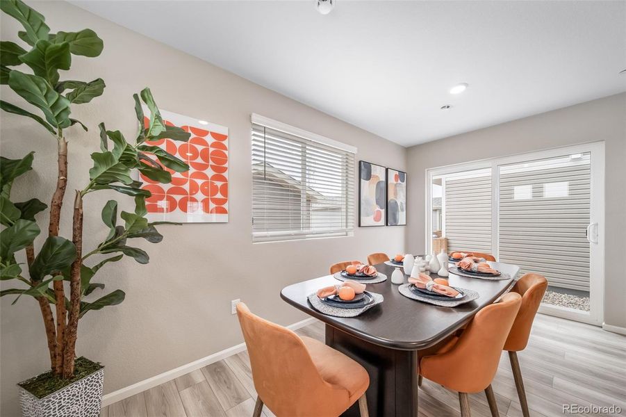 Furnished interior view inside a new home in Reunion, Commerce City (Image 15).