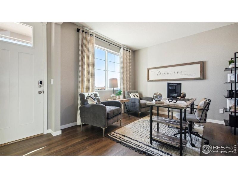 Furnished interior view inside a new home in Vista Meadows, Fort Lupton (Image 12).