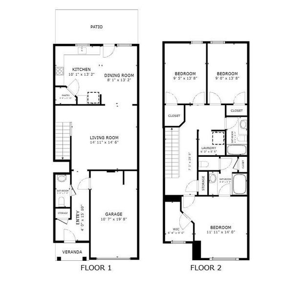2D floor plan layout of this home in , Cartersville, GA (Image 6). 2D floor plan layout of this home in , Cartersville, GA (Image 6).
