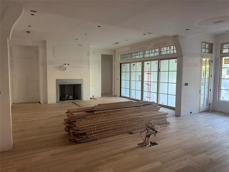 In-progress construction of a new home in , Dallas, TX (Image 4).