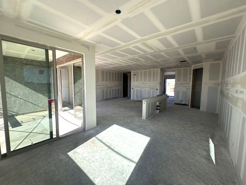 Dining nook and kitchen