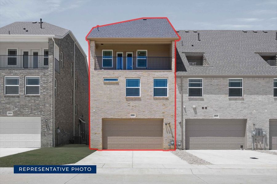 Image 19 representing the Acacia R by First Texas Homes in The Abbey at Mercer Crossing, Farmers Branch, TX.