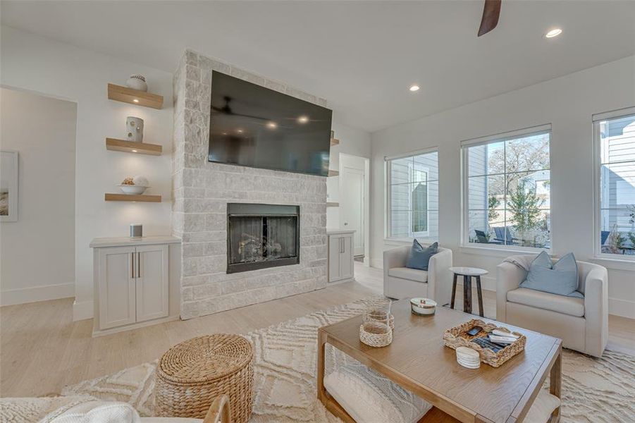 Furnished interior view inside a new home in , Eustace (Image 11).