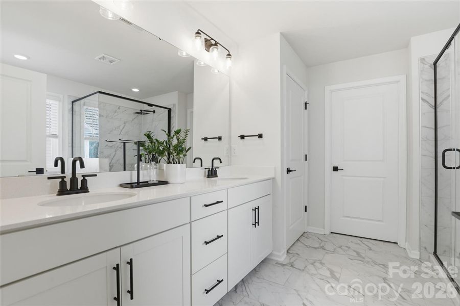 Furnished interior view inside a new home in Falls Cove, Troutman (Image 14).