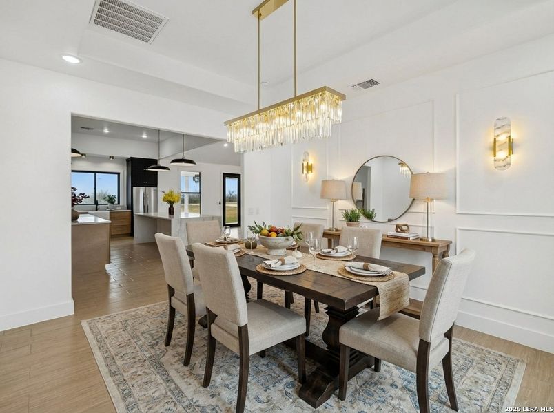 Furnished interior view inside a new home in , Floresville (Image 32).