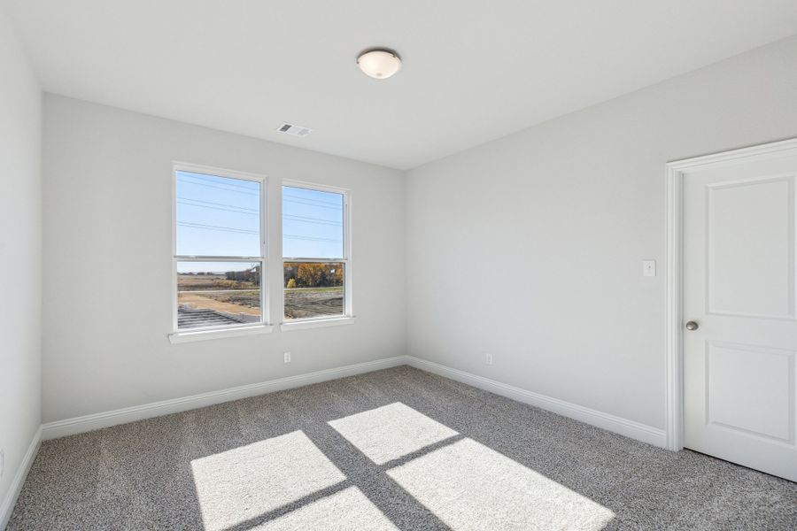 Representative unfurnished interior of a home built from the Barcelona II by Megatel Homes in Bellagio, Forney (Image 19). Representative unfurnished interior of a home built from the Barcelona II by Megatel Homes in Bellagio, Forney (Image 19).