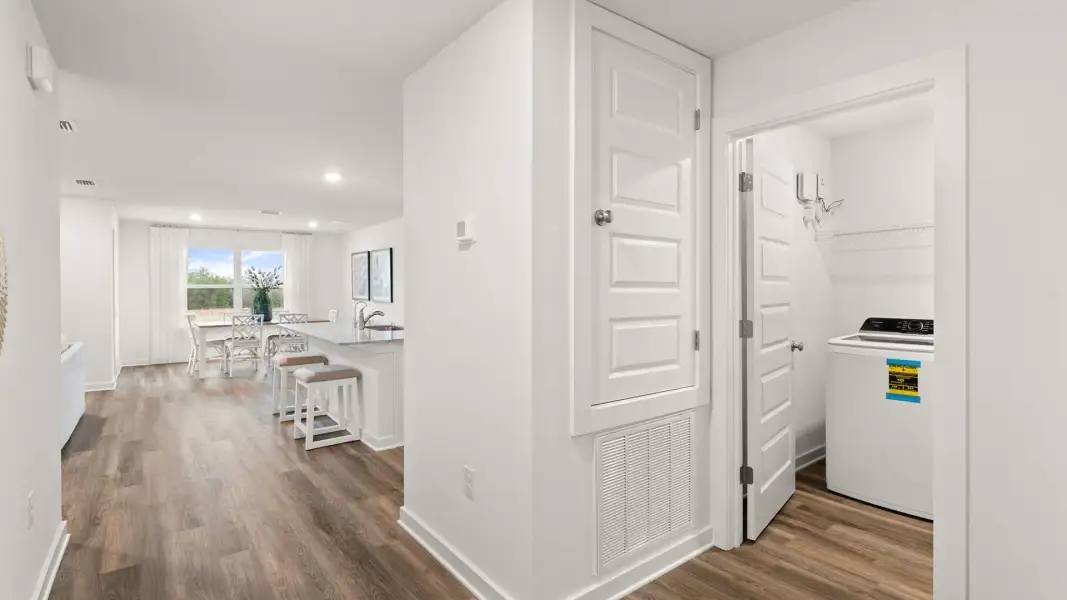 Furnished interior view inside a new home in Magnolia at the Bluffs Phase 3, Freeport (Image 6).