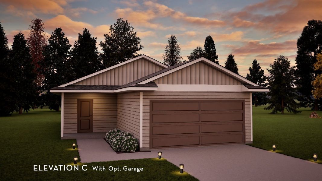 Representative exterior photo of a completed home built from the Henry by CastleRock Communities in Stonehenge, Manchester, TN (Image 12).