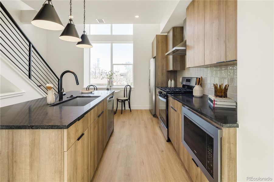 Furnished interior view inside a new home in , Denver (Image 12).