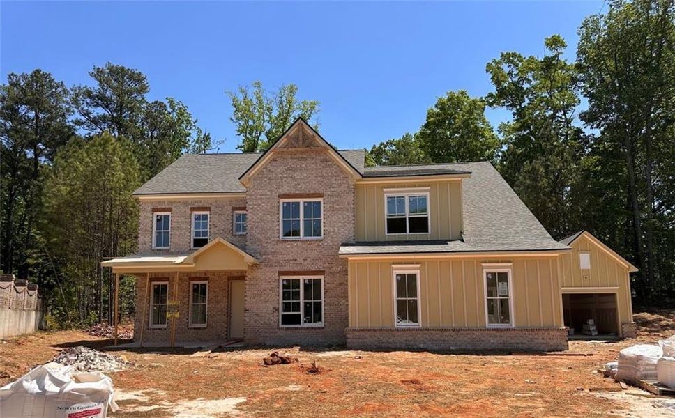 In-progress construction of a new home in Lanesborough, Marietta, GA (Image 28).