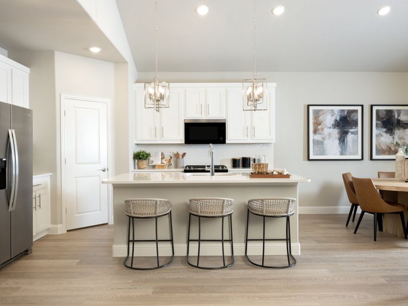 Furnished interior view inside a new home in Lakehaven - Signature Series, Farmersville (Image 5).