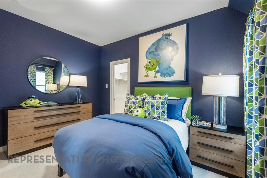 Furnished interior view inside a new home in Mosaic: 40ft. lots, Celina (Image 9).