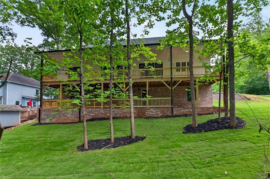 Exterior details and patio area of a home in , Cumming (Image 35).