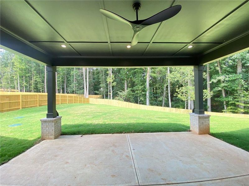 Exterior details and patio area of a home in , Dacula (Image 32).