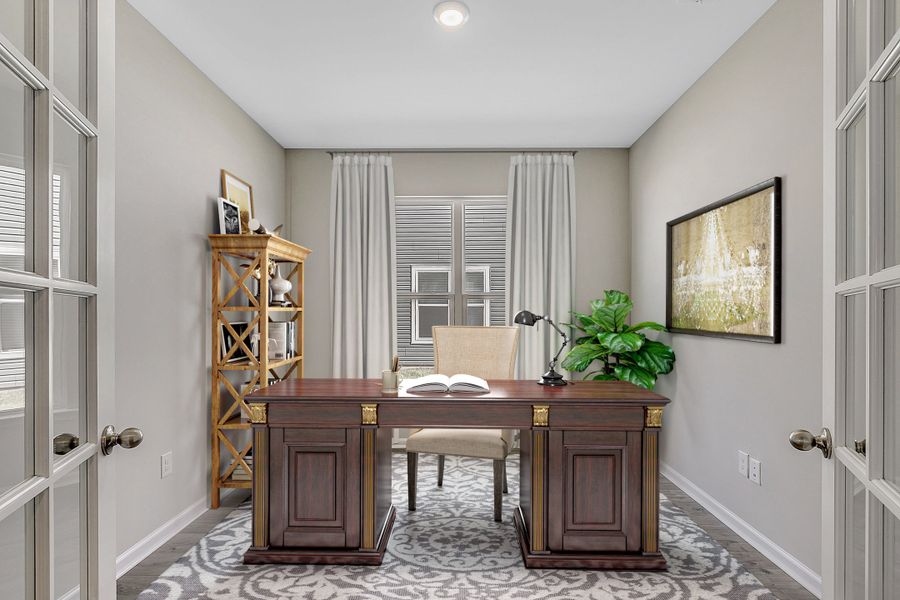 Furnished interior view inside a new home in Ambridge, Conway (Image 9).