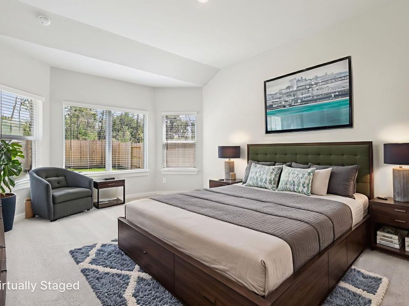 Furnished interior view inside a new home in Riviera Pines - Classic Series, Huffman (Image 6).