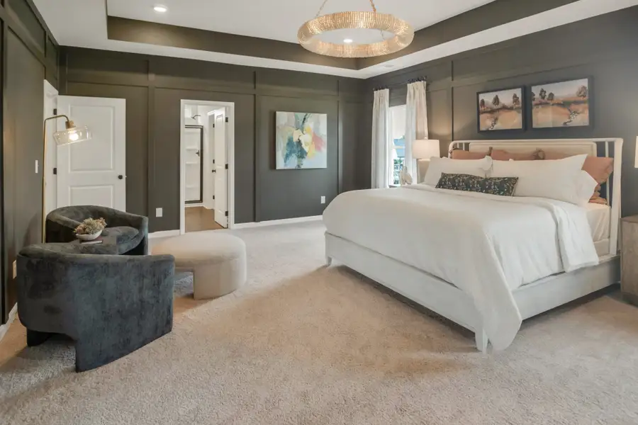 Furnished interior view inside a new home in The Oaks, Clarksville (Image 23).