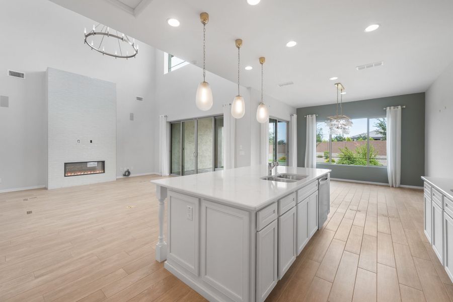 Furnished interior view inside a new home in Harvest - Enchantment Series, Queen Creek (Image 30).