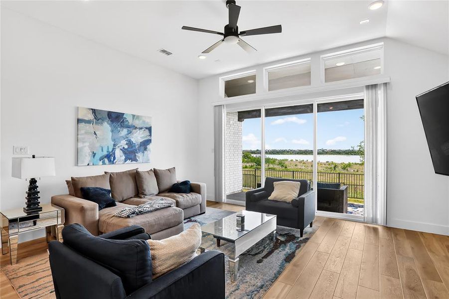 Furnished interior view inside a new home in , Little Elm (Image 6).