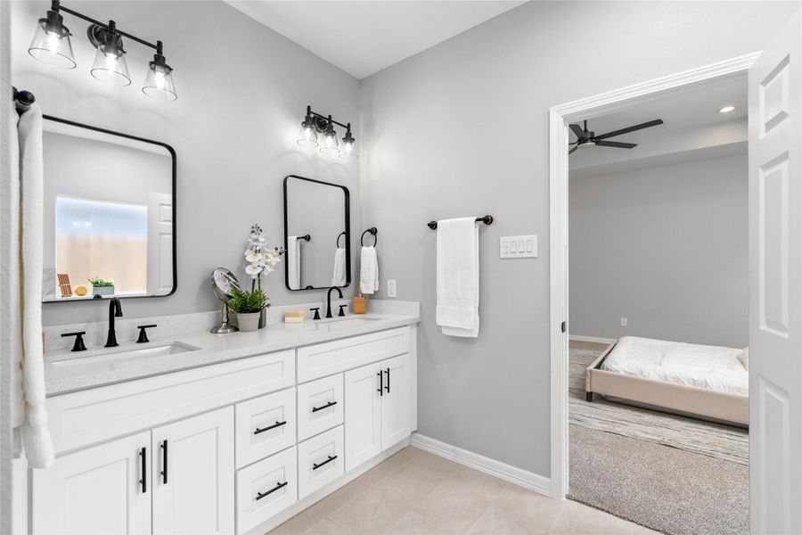 Furnished interior view inside a new home in , Houston (Image 10).