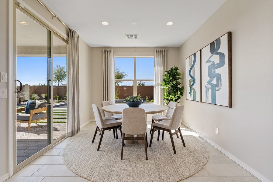 Furnished interior view inside a new home in Artisan at Asante, Surprise (Image 16).