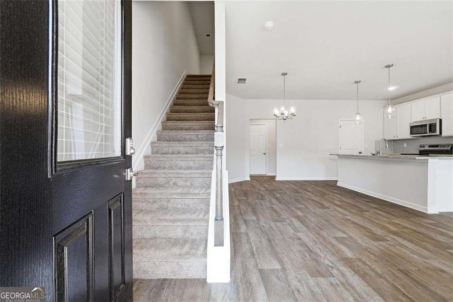 Spacious, unfurnished interior of a new home in Parkway James, Snellville (Image 24). Spacious, unfurnished interior of a new home in Parkway James, Snellville (Image 24).