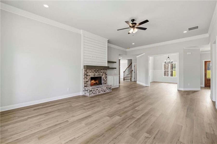 Spacious, unfurnished interior of a new home in , Monroe (Image 14).
