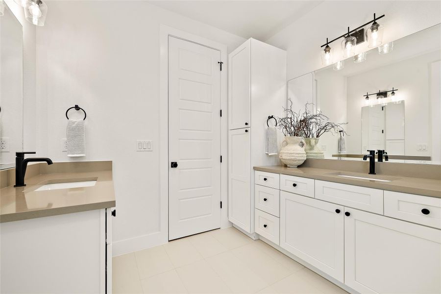 Dual vanities Dual vanities