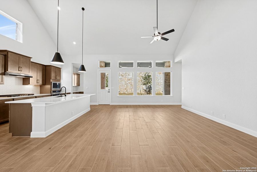 Furnished interior view inside a new home in Windsong - Legacy Series, Boerne (Image 12).