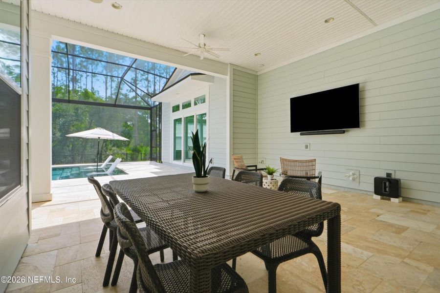 Exterior details and patio area of a home in , Ponte Vedra (Image 40). Exterior details and patio area of a home in , Ponte Vedra (Image 40).