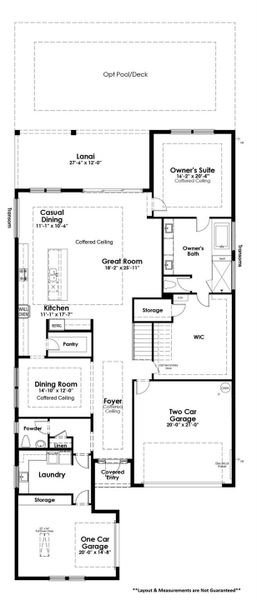 2D floor plan layout of this home in Alton, Palm Beach Gardens, FL (Image 6).