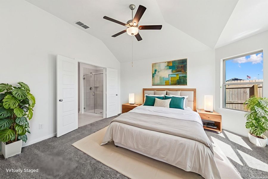 Furnished interior view inside a new home in Meadows at Clear Springs, New Braunfels (Image 7).