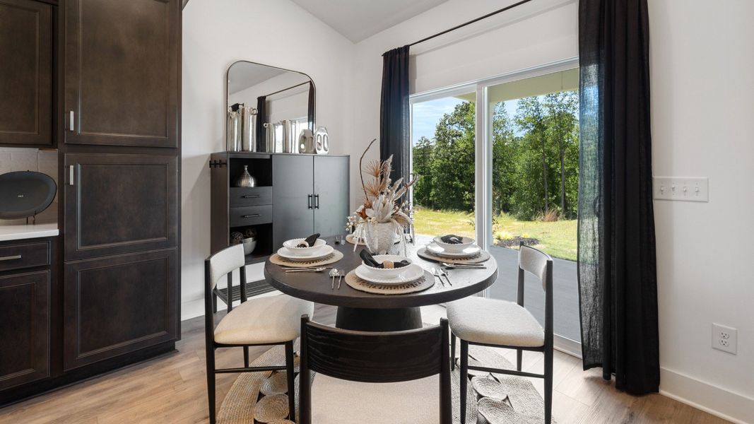 Representative furnished interior of a home built from the Parker by DRB Homes in Harrier Point, Woodruff (Image 11).