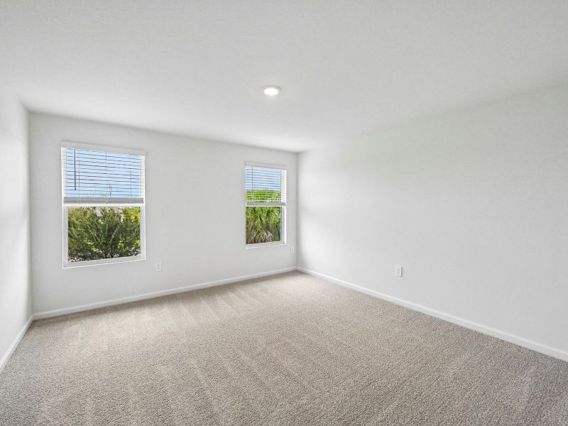 Spacious, unfurnished interior of a new home in Meritage Homes at Central Park, Port St. Lucie (Image 15). Spacious, unfurnished interior of a new home in Meritage Homes at Central Park, Port St. Lucie (Image 15).