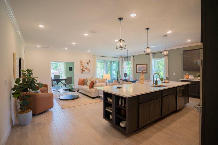 Representative furnished interior of a home built from the Miramar by Maronda Homes in Andover Ridge, Deland (Image 15).