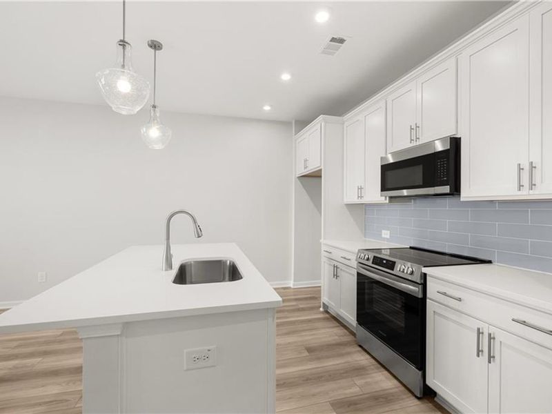 Furnished interior view inside a new home in Stegall Village, Emerson (Image 27). Furnished interior view inside a new home in Stegall Village, Emerson (Image 27).