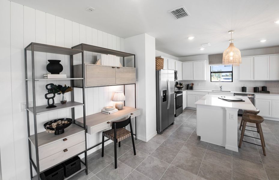 Representative furnished interior of a home built from the McNair by Centex in Whispering Lakes, Lehigh Acres (Image 12).