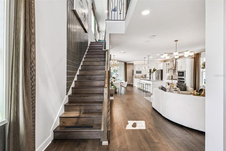Furnished interior view inside a new home in Lake Star at Ovation, Winter Garden (Image 11).