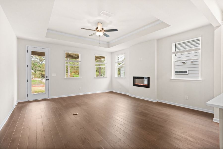 Representative unfurnished interior of a home built from the The Glenwood D by Davidson Homes LLC in Kelly Preserve, Loganville (Image 25).