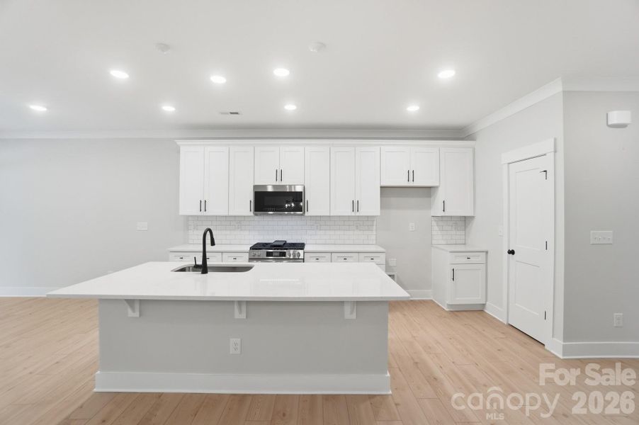 Furnished interior view inside a new home in Blythe Mill Townhomes, Waxhaw (Image 16).